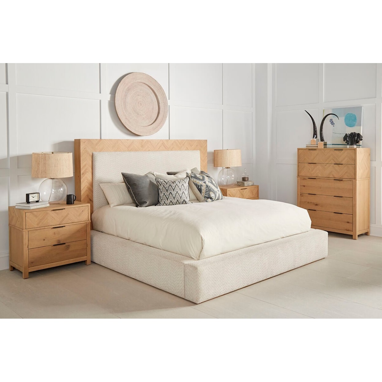 A.R.T. Furniture Inc 322 - Garrison King Upholstered Bed