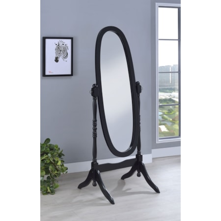 Wood Adjustable Full Length Cheval Mirror