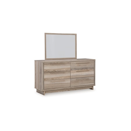 Dresser with Landscape Mirror