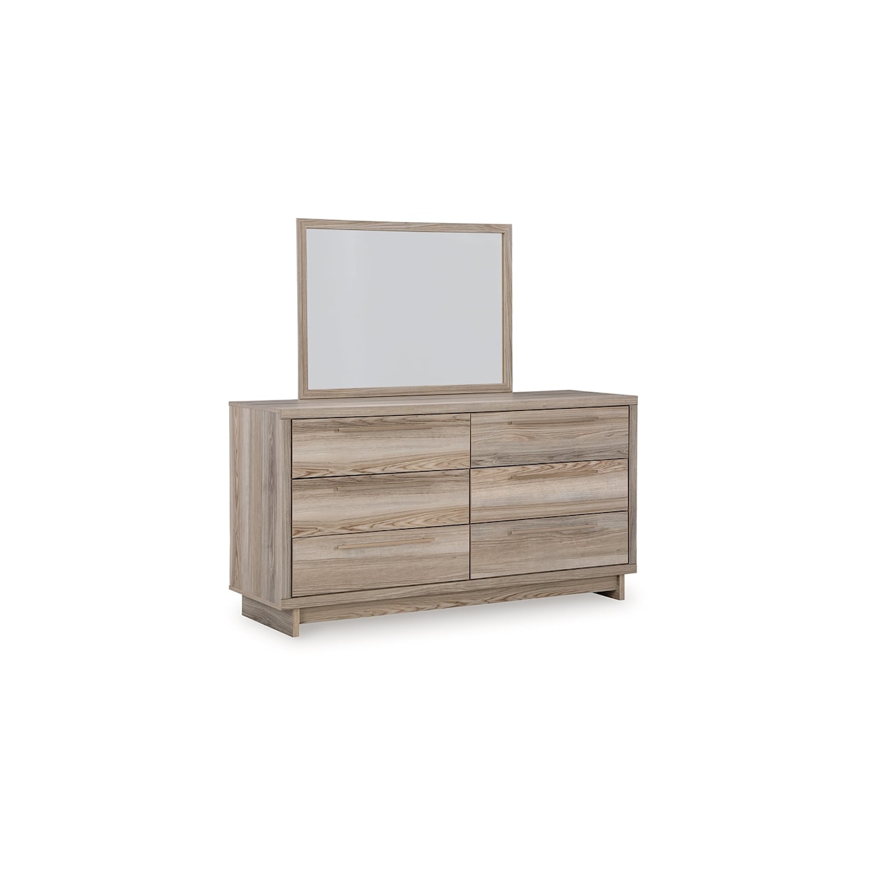 Ashley Furniture Signature Design Hasbrick Dresser with Landscape Mirror