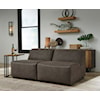 Signature Design Allena 2-Piece Armless Loveseat