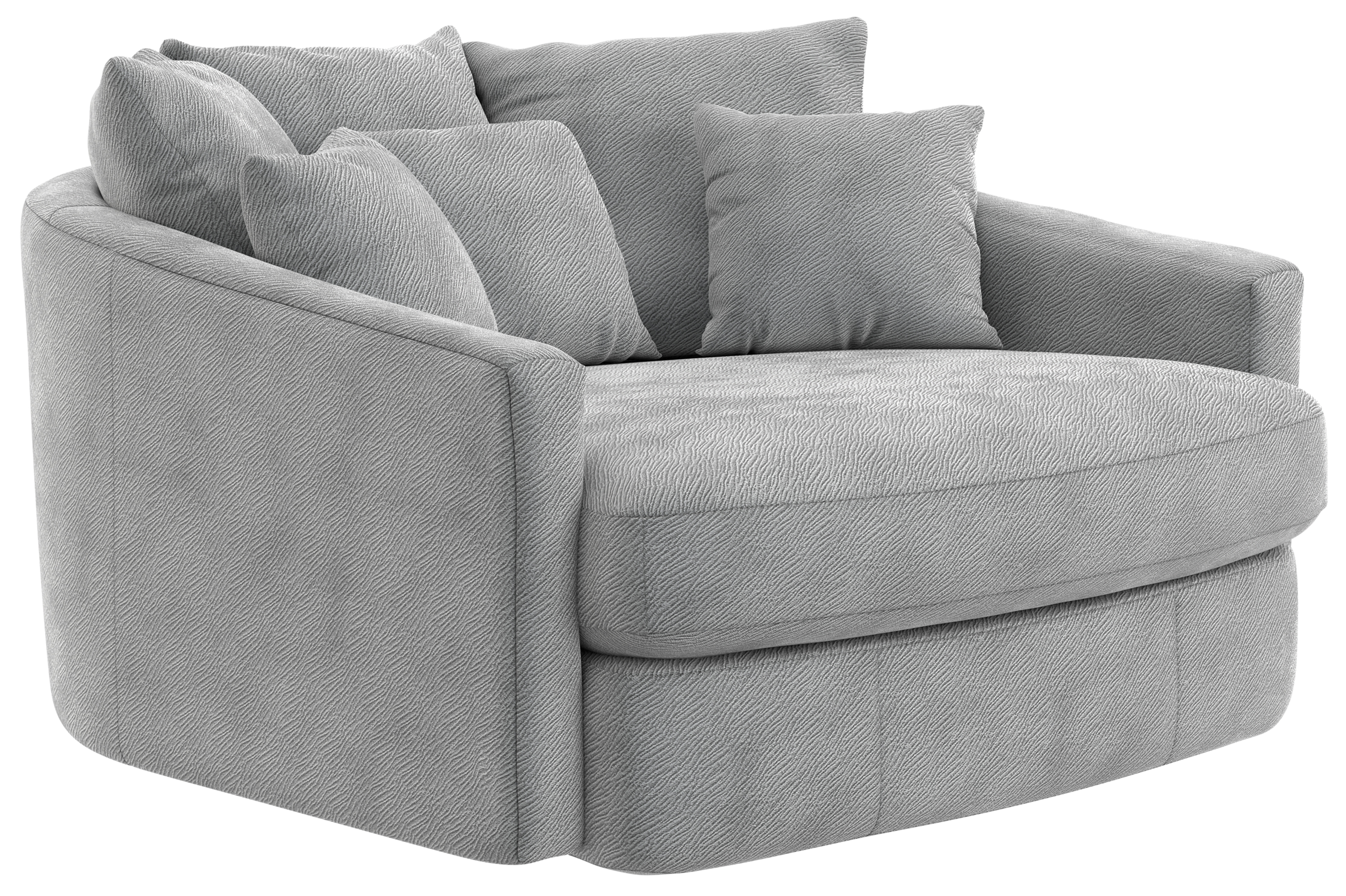 Round Accent Cuddle Chaise