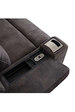 Franklin 8507 Arlington Casual Oversized Power Recliner with Cupholders and Arm Storage