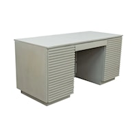Contemporary Executive Storage Desk with Hanging File Drawer