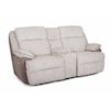 Franklin 681 Broderick Dual Power Reclining Console Loveseat