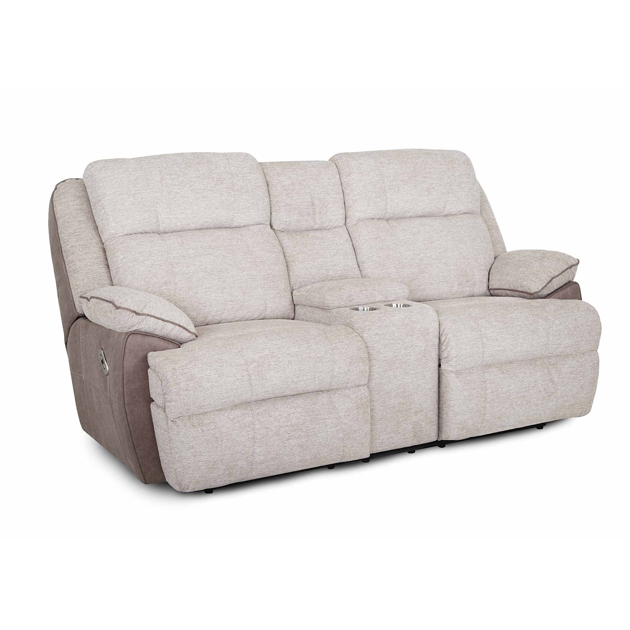 Franklin 681 Broderick Dual Power Reclining Console Loveseat