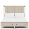 Riverside Furniture Laguna King Panel Bed with Footboard Storage