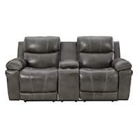 Power Reclining Loveseat with Console