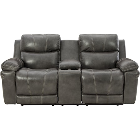 Power Reclining Loveseat with Console