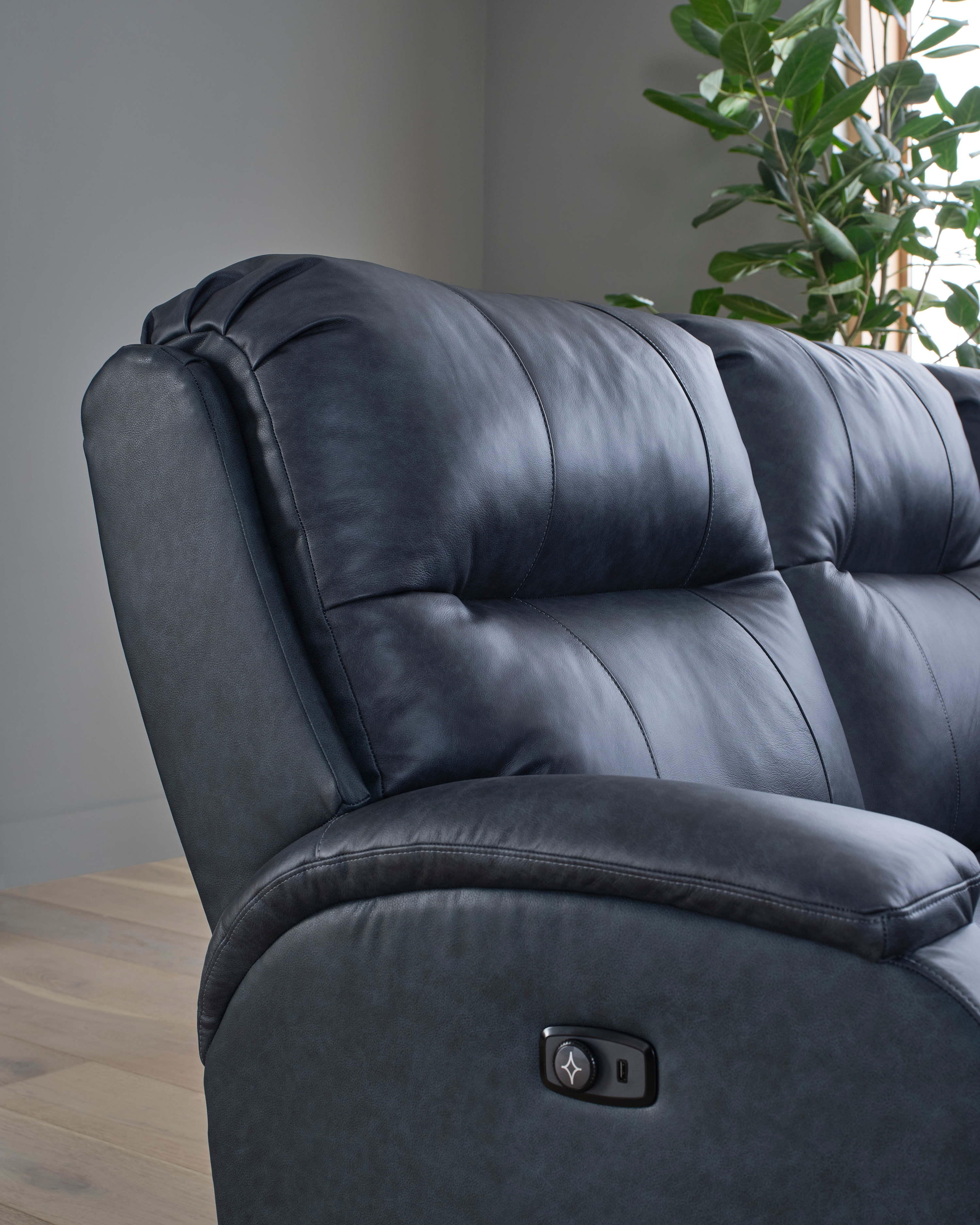 Best Home Furnishings Maverly 7-Piece Pwr Reclining Sectional w/ Pwr HR