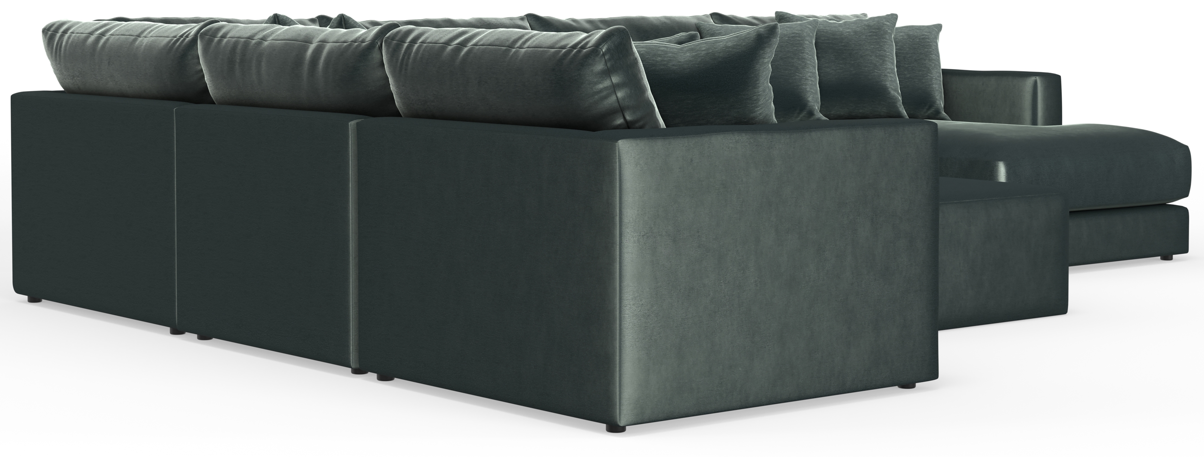 5-Piece Sectional Sofa with Cocktail Ottoman