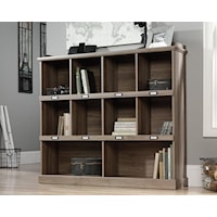 Contemporary Small Cubby Bookcase with Top Display Shelf