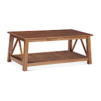 Coastal Rectangular Cocktail Table