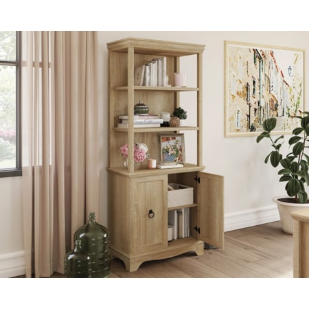 Bookcase with Concealed Storage