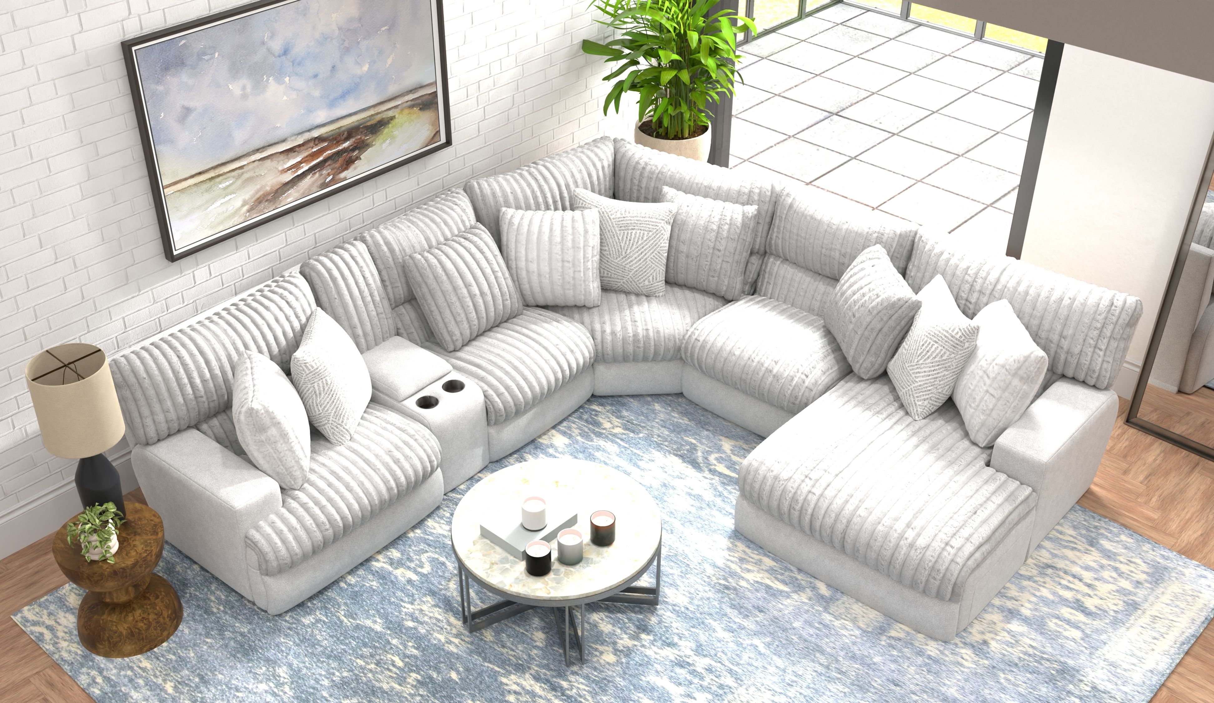 Catnapper Abraxas 6-Piece Power Reclining Sectional Sofa