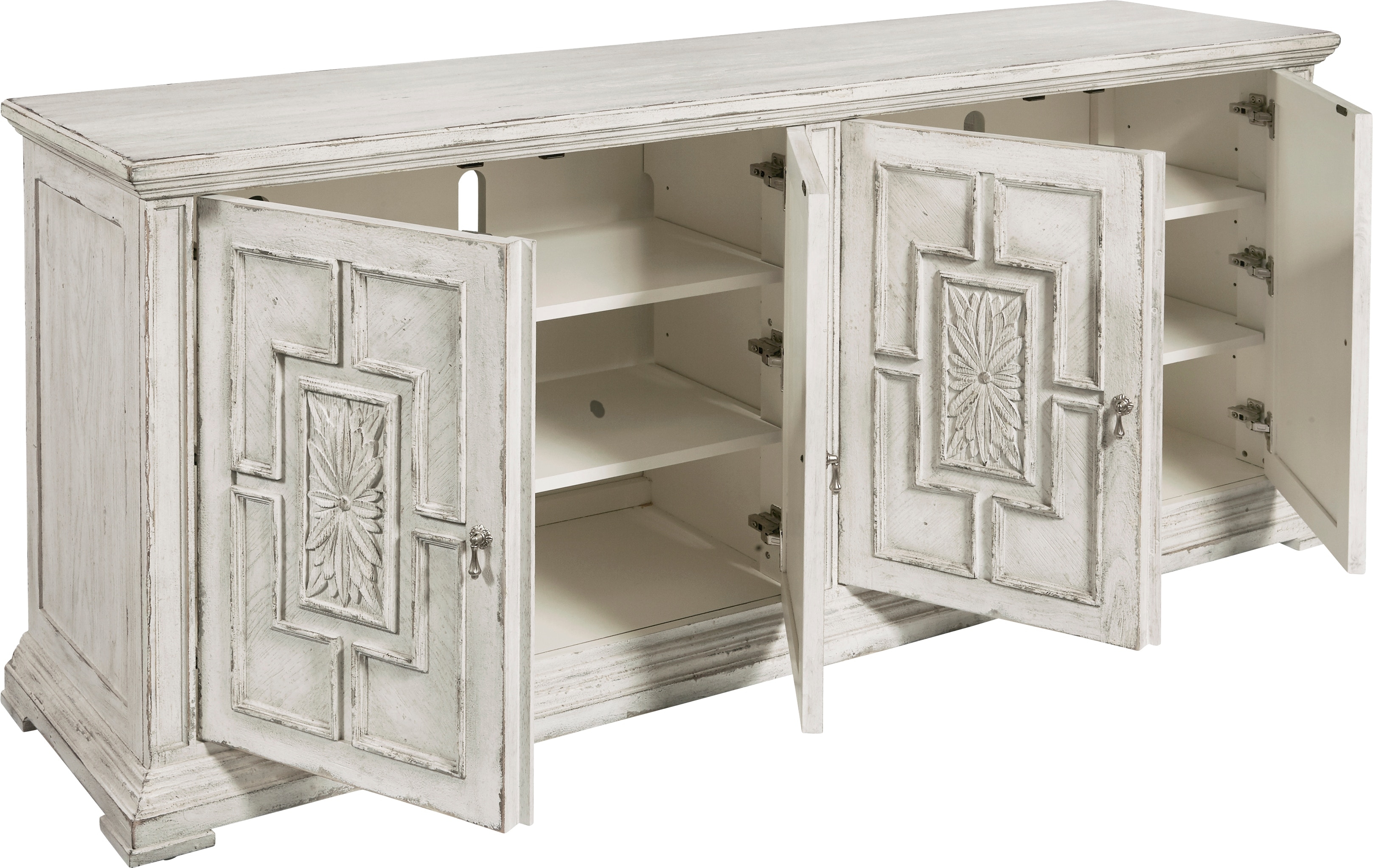 4-Door Entertainment Credenza