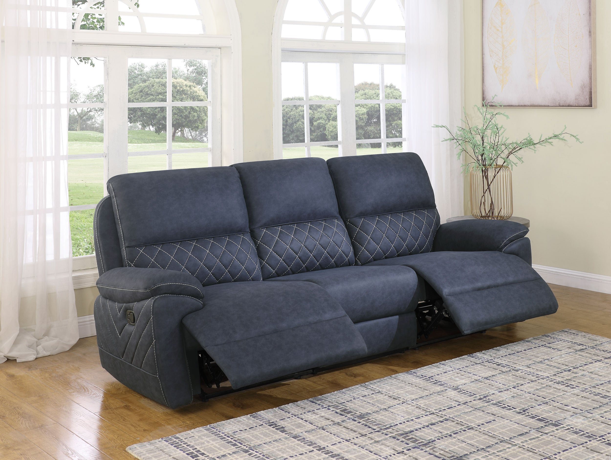 Coaster Variel Variel Tufted Motion Sofa
