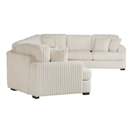 4-pc. Sectional Sofa w/Left Cuddler