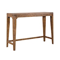 Rustic Console Bar Table with Bead Molding