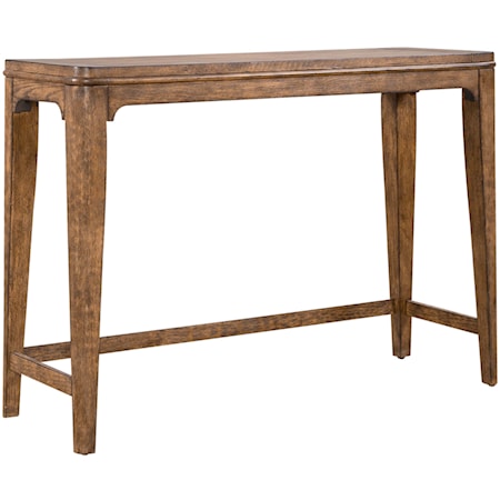 Rustic Console Bar Table with Bead Molding