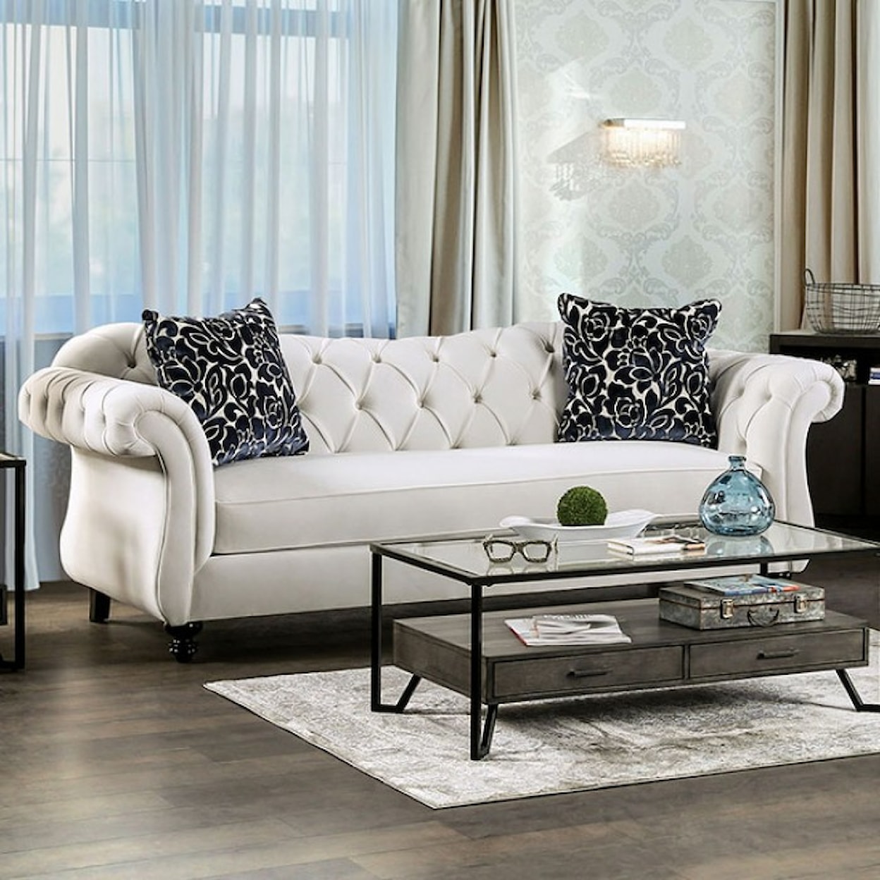 Furniture of America Antoinette Sofa