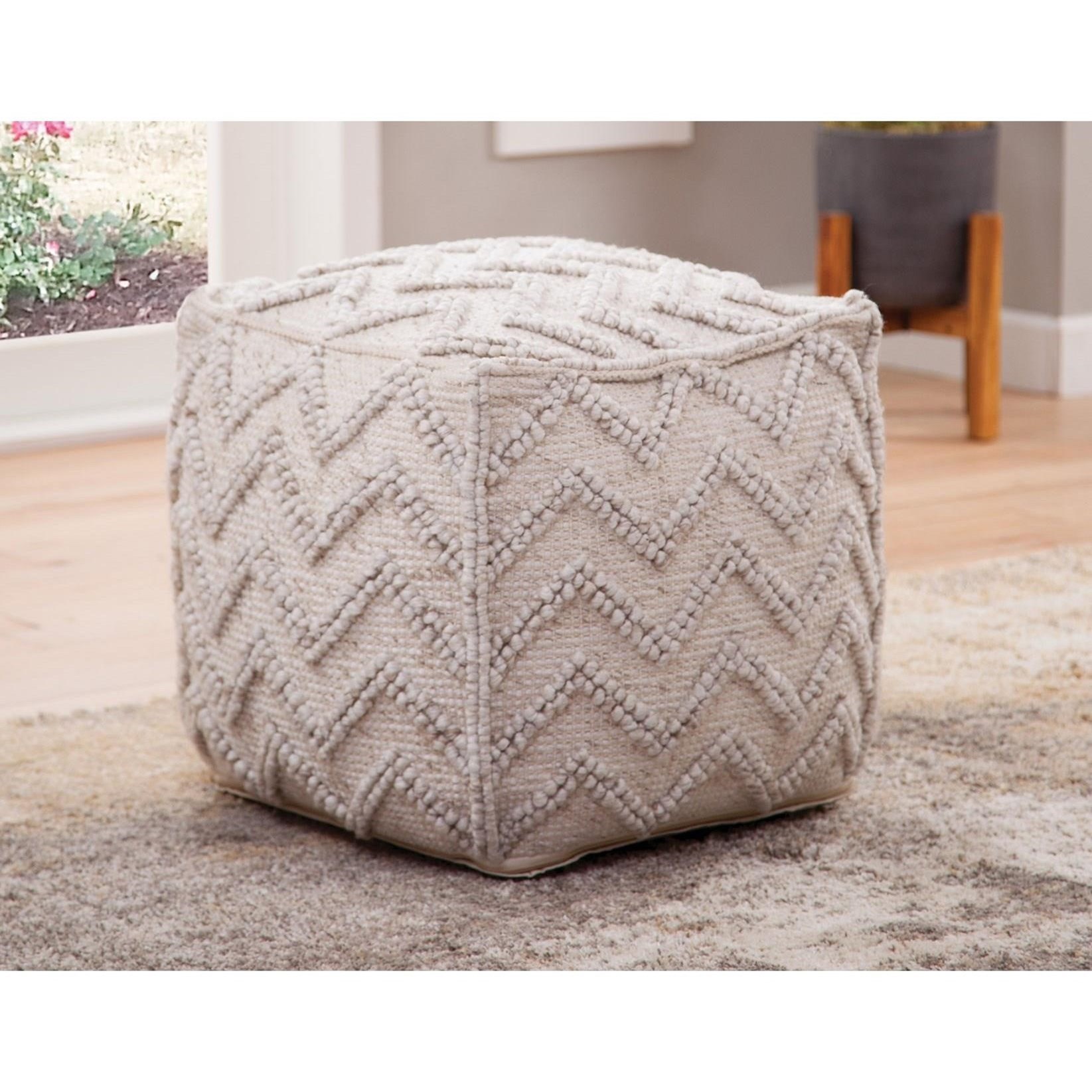 Handwoven Pouf
