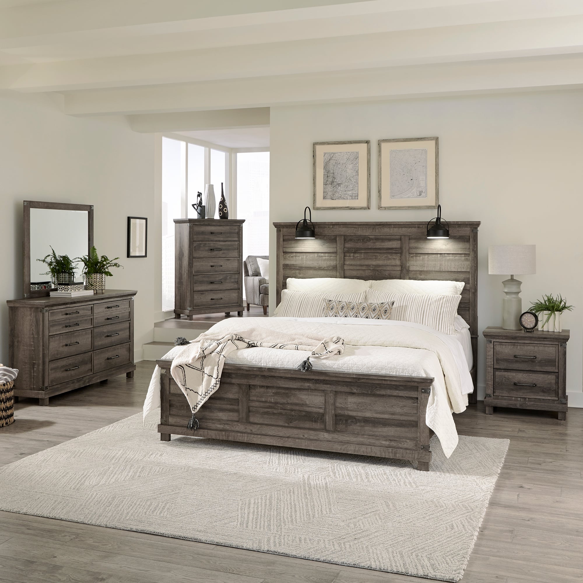 5 piece king on sale size bedroom set