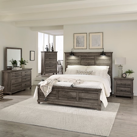 Modern Farmhouse 5-Piece King Bedroom Set