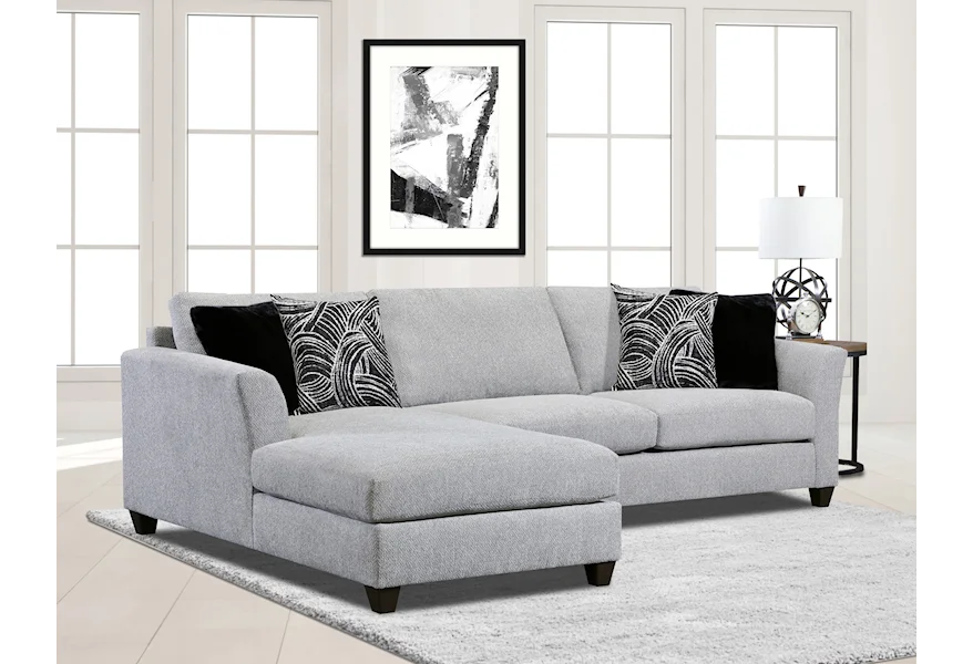 340 Chaise Sectional Sofa by Peak Living at Prime Brothers Furniture