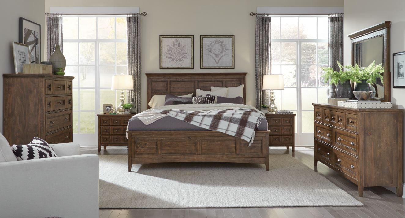Sharon Bay Creek California King Panel Bed