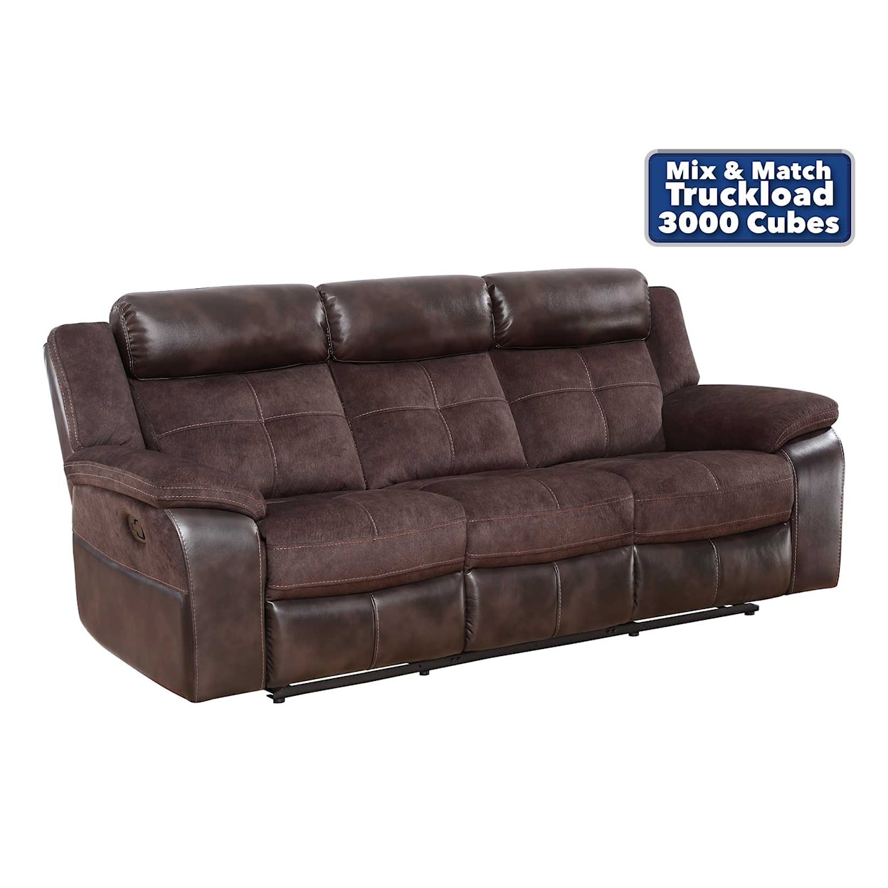 Steve Silver Pueblo Manual Reclining Sofa 