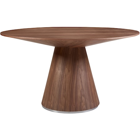 Otago Dining Table 54In Round Walnut