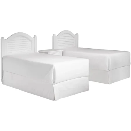 Two Twin Headboards and Nightstand