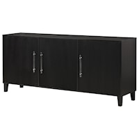 Transitional 68 in. TV Console with Cord Management