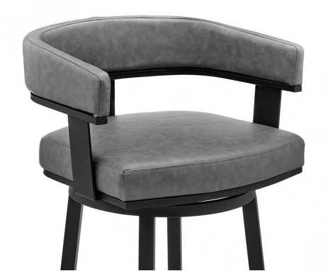 Armen Living Lorin Swivel Bar Stool
