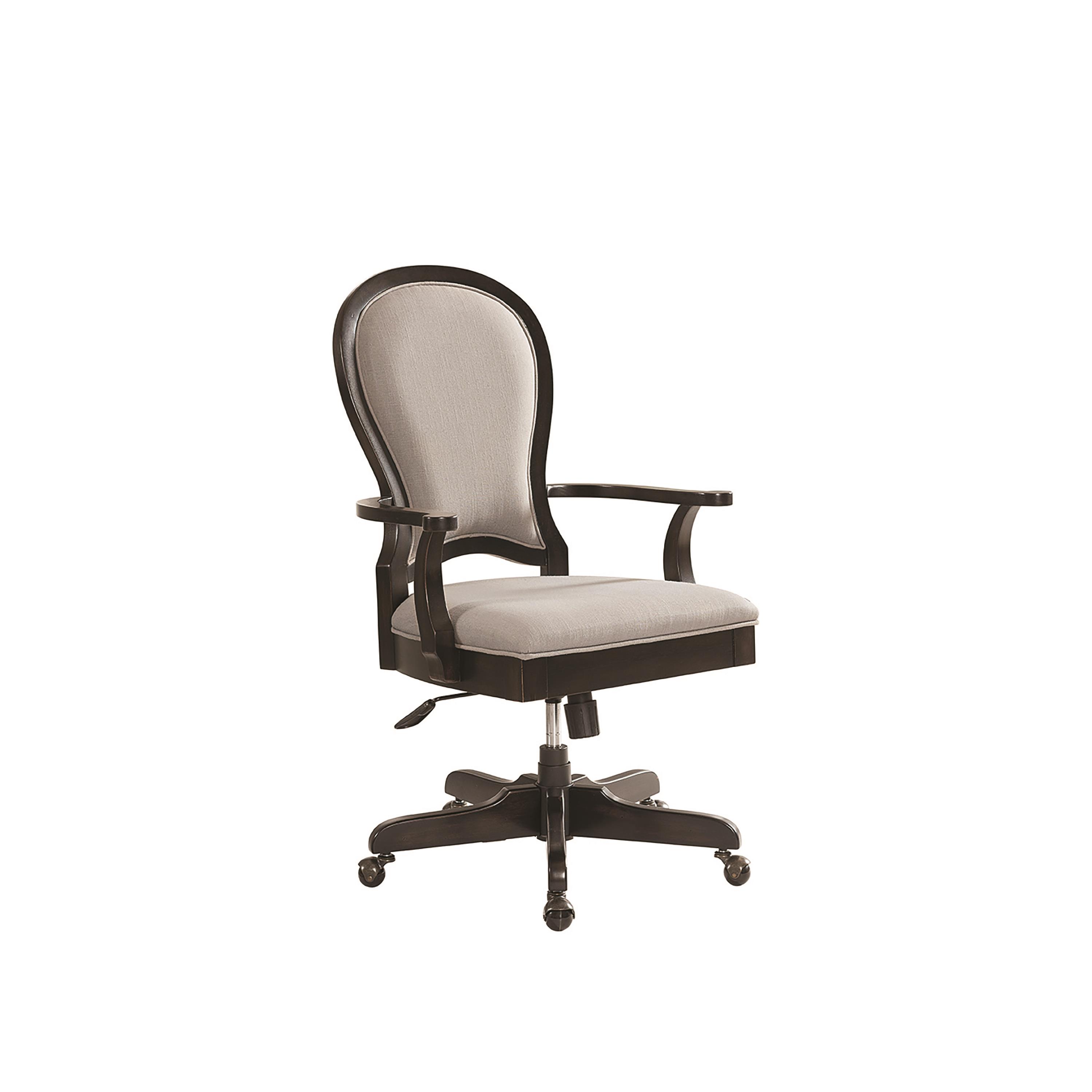 Round swivel desk online chair