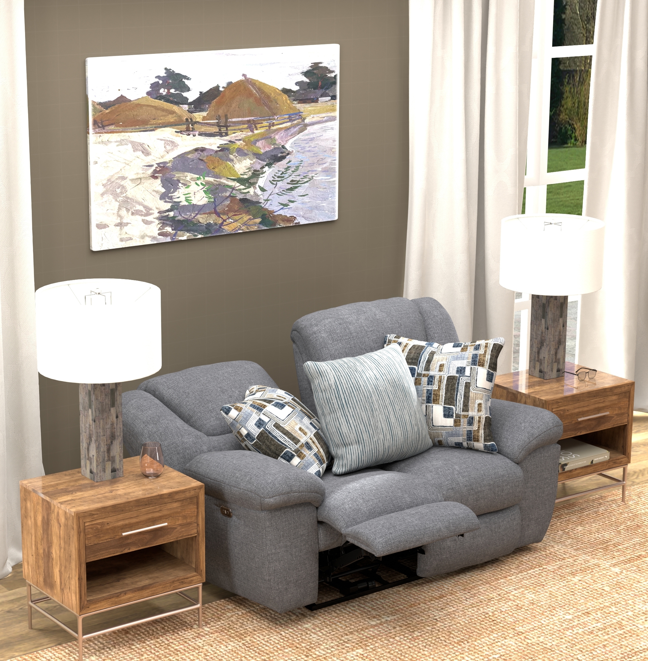 Catnapper Trifecta Power Reclining Loveseat