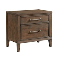 Transitional Two-Drawer File Cabinet