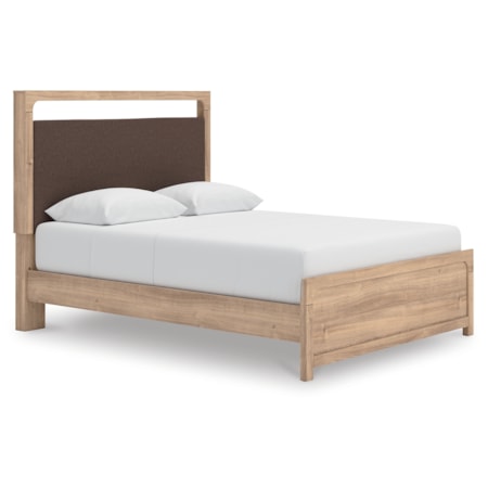 Queen Upholstered Platform Bed