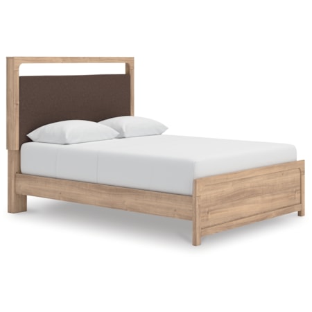 Queen Upholstered Platform Bed