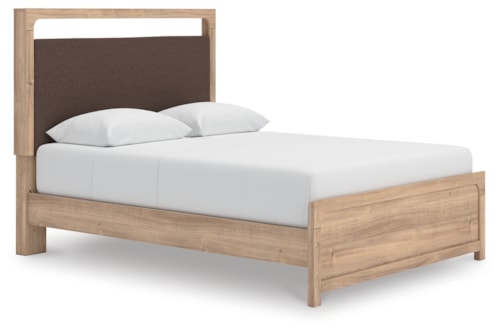 Queen Upholstered Platform Bed
