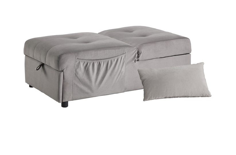 Homelegance Garrell Lift Top Storage Bench with Pull-out Bed