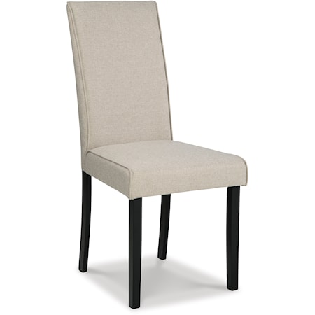 Parsons Dining Chair in Beige Fabric