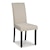 Signature Design by Ashley Furniture Kimonte Parsons Dining Chair in Beige Fabric