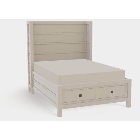 Fontana Full Footboard Storage Panel Bed