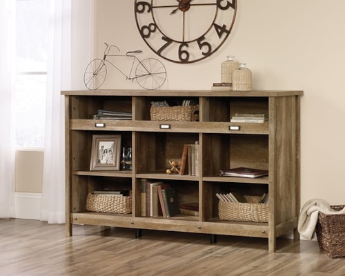 Rustic Storage Credenza with Cubbyhole Storage