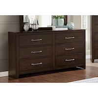 Transitional Dresser With Felt-Lined Top Drawers