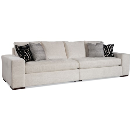 Two Piece Bench Seat Sofa Sectional