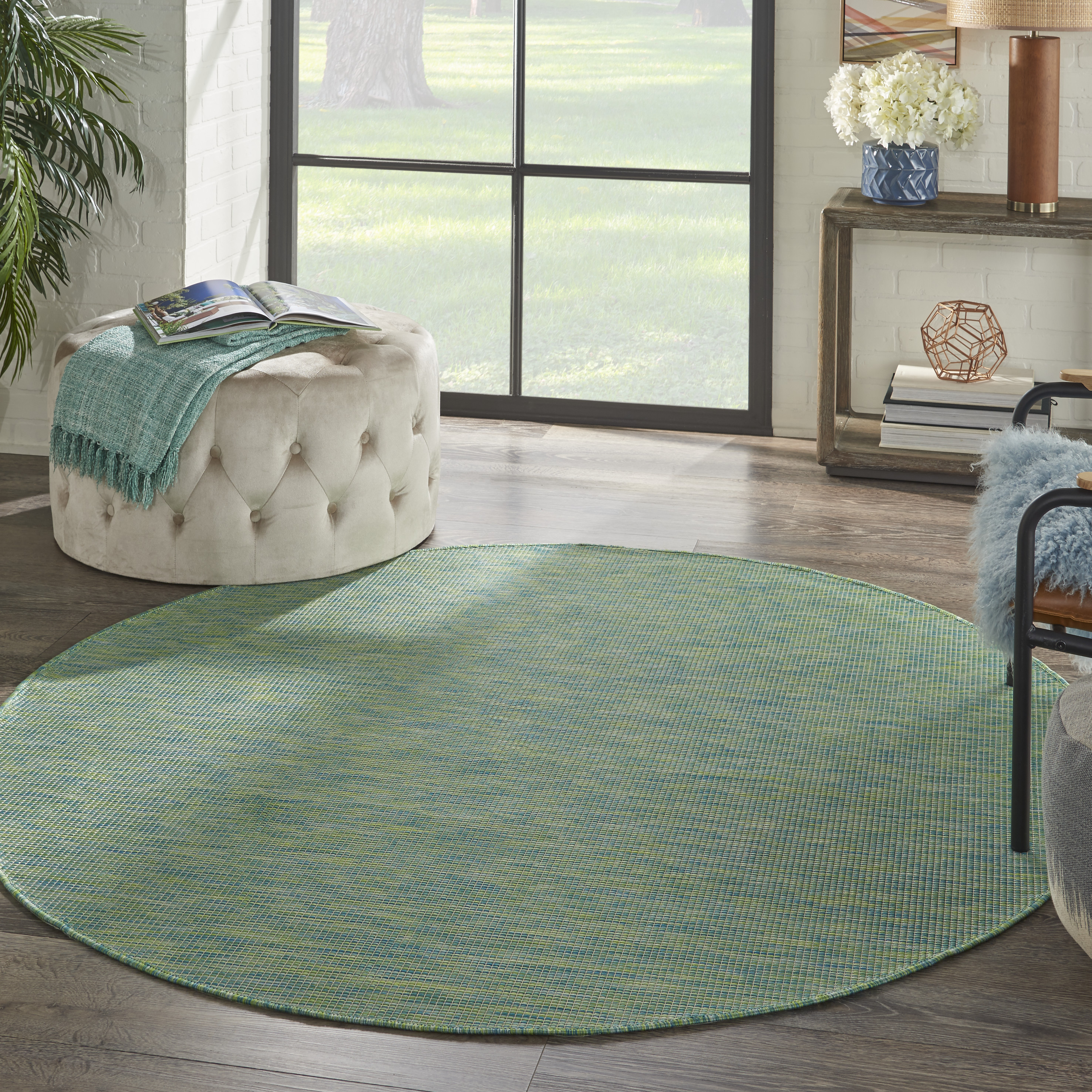 Nourison Positano 6' Round  Rug