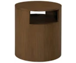 Table Trends hidden treasures Round End Table
